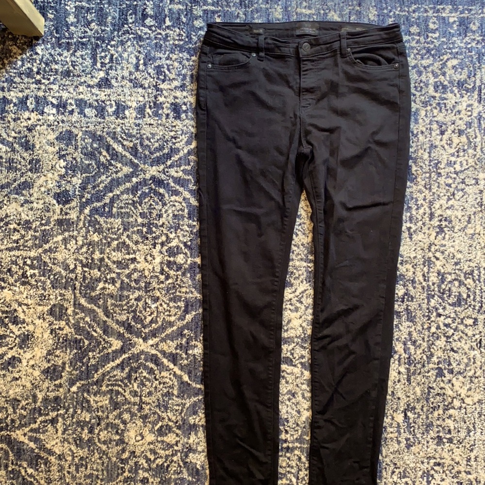 Skinny mid rise black jeans- Tailor-made (brand)